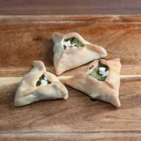 Spinach fatayer triangles