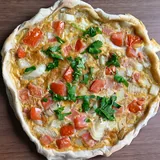 AB Special pizza with tomato, capsicum and cheese